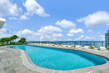 Rooftop pool